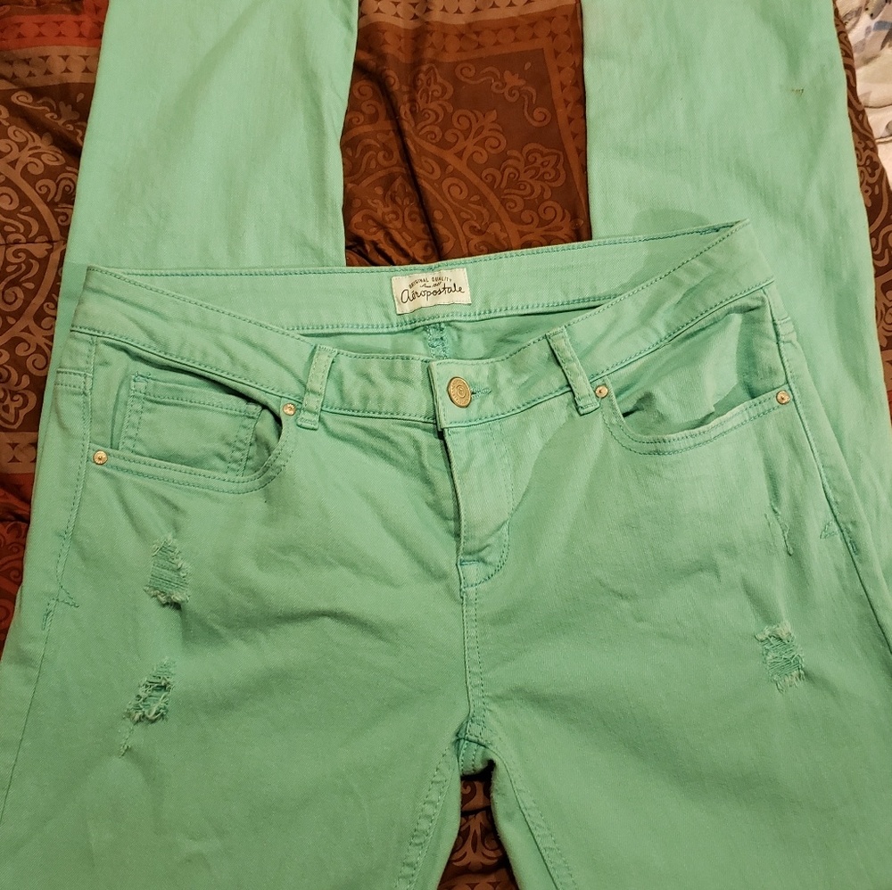 Blue Aeropostale skinny Jeans